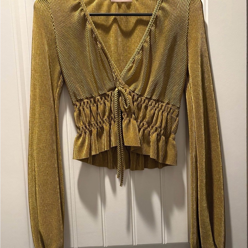 Misty Rose Gold Women's Top